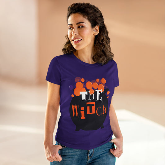 The Witch" Purple Matching Halloween Shirt 💜 Owner Tee for Pet Costume Set